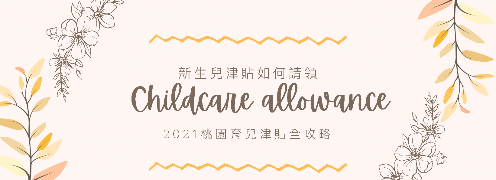 新生兒如何申請津貼？2021桃園育兒津貼申請全攻略：申請方式、領域資格、具備文件、注意事項全都告訴你！